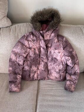 The North Face Dealio 550 Down Short Jacket Pink Women’s XL Puffer